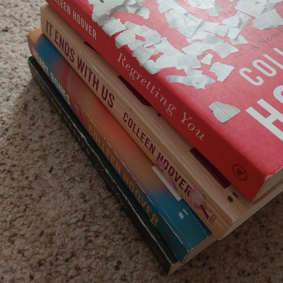 Verity Regretting You Heart of Bones Too Late It Ends With Us Lot Of Books - Picture 2 of 12